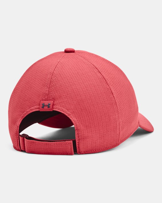 Men's UA Iso-Chill ArmourVent™ Adjustable Hat, Red, pdpMainDesktop image number 1